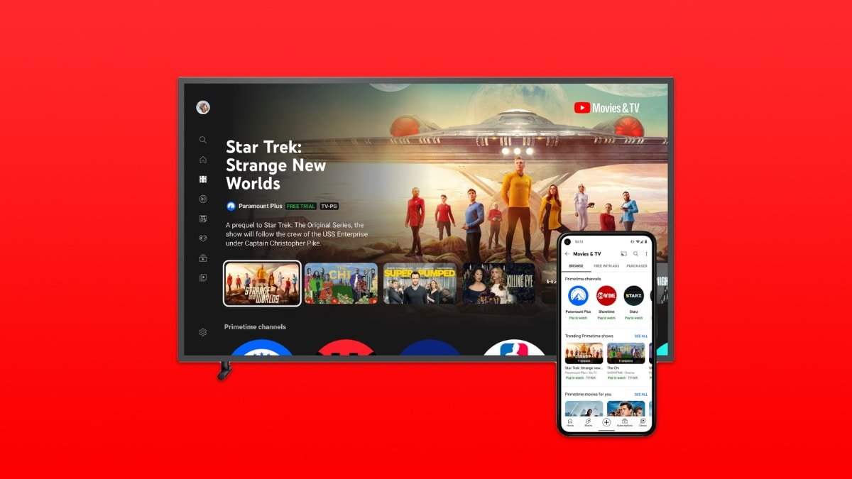 YouTube to stream Paramount+, Showtime, but no Apple TV+ or Netflix