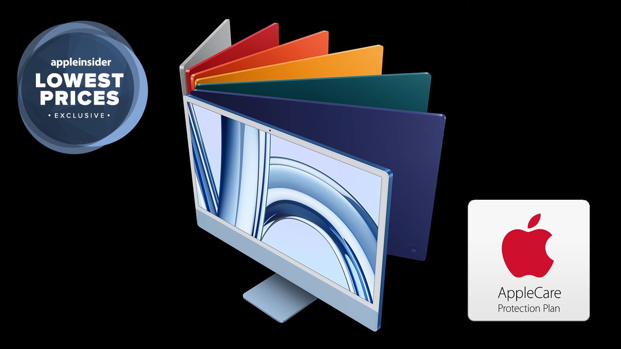 Save $80 on AppleCare for Apple’s new M3 iMac 24-inch