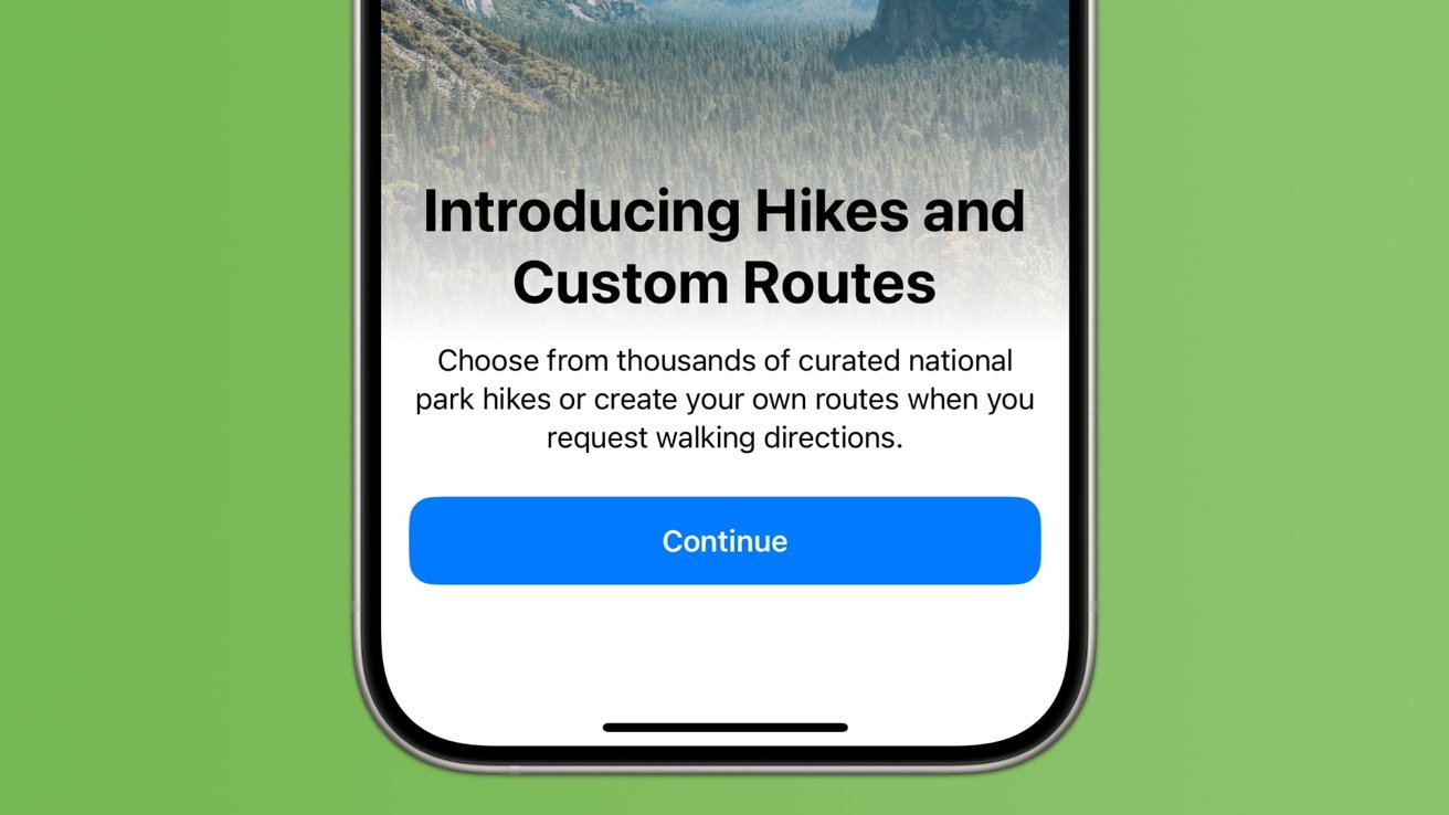 How to plan hikes & other outdoor adventures in Apple Maps with iOS 18