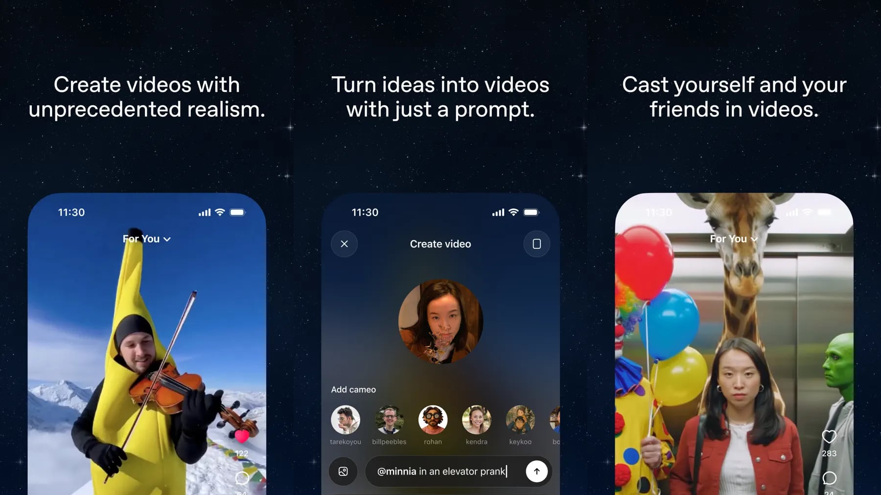 OpenAI’s Sora App Adds Character Cameos and Video Stitching Tools
