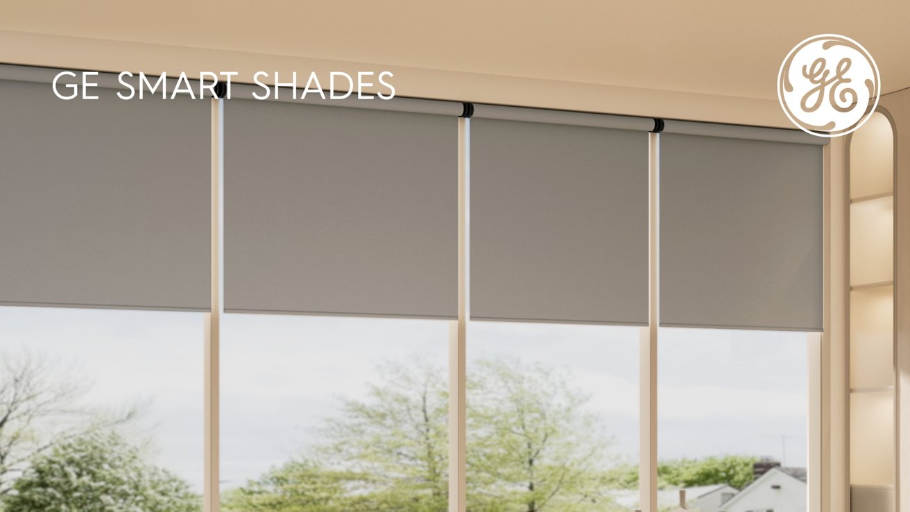 GE Lighting’s new smart shades are compatible with Matter & Apple Home