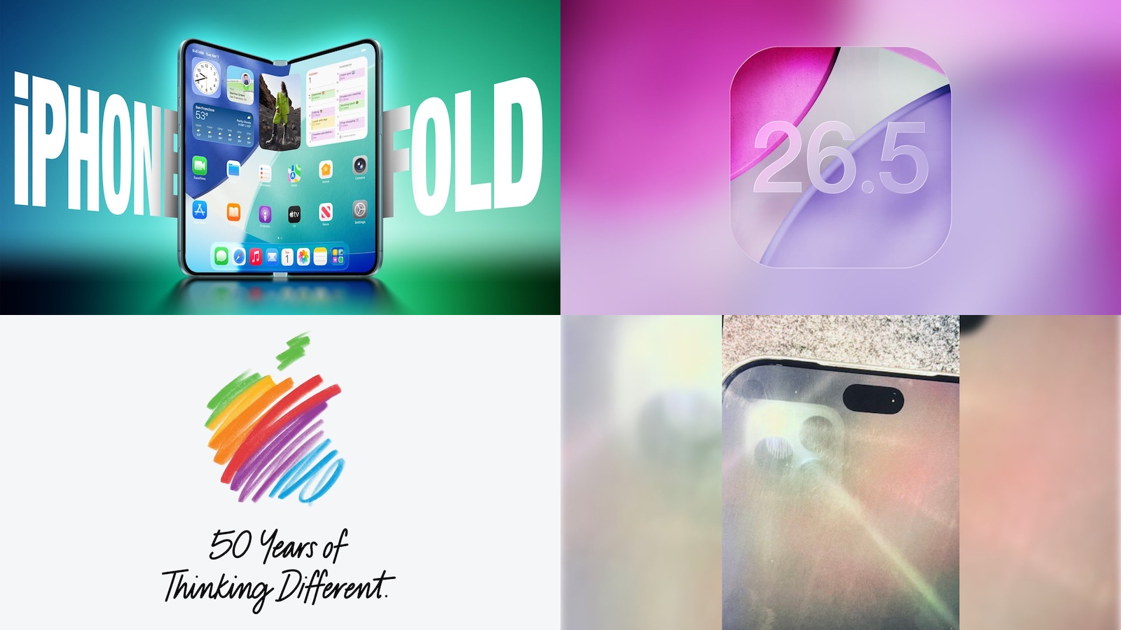 Top Stories: Foldable iPhone, iOS 26.5 Beta, Apple’s 50th, and More