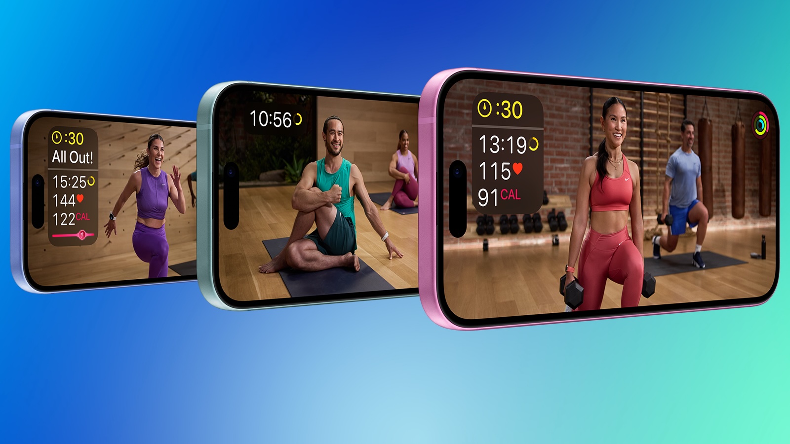 AppleFitnessPlusiPhoneTrio | Apple Day Apple iPod iPad iPhone iTouch iMac iBook